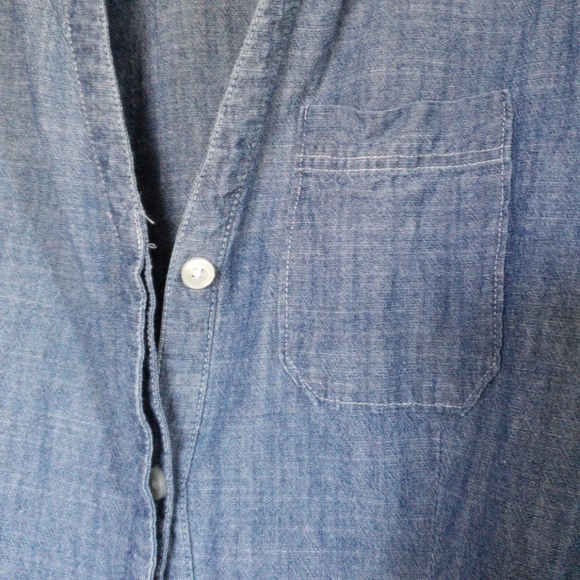 Chambray denim button up shirt - Picture 2 of 3
